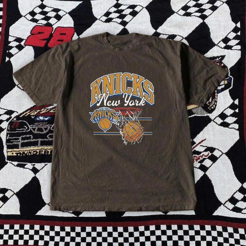 Brown New York Knicks Tee